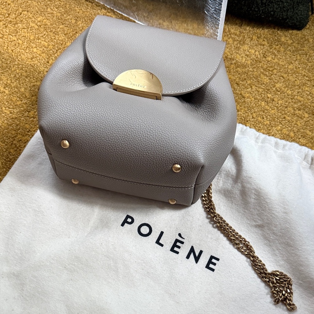 Polene like new!! Gray Leather Women's Bag
